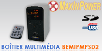 Test du boîtier multimédia Max In Power BEMIPMPSD2