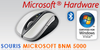 Test de la souris Microsoft Bluetooth Notebook Mouse 5000