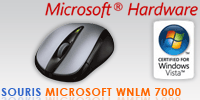 Test de la souris Microsoft Wireless Notebook Laser Mouse 7000