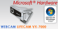 Test de la webcam Microsoft LifeCam VX-7000