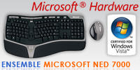Test de l'ensemble clavier/souris Microsoft Natural Ergonomic Desktop 7000