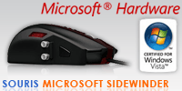 Test de la souris Microsoft SideWinder Mouse
