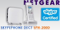 Test du SkypePhone DECT Netgear SPH-200D